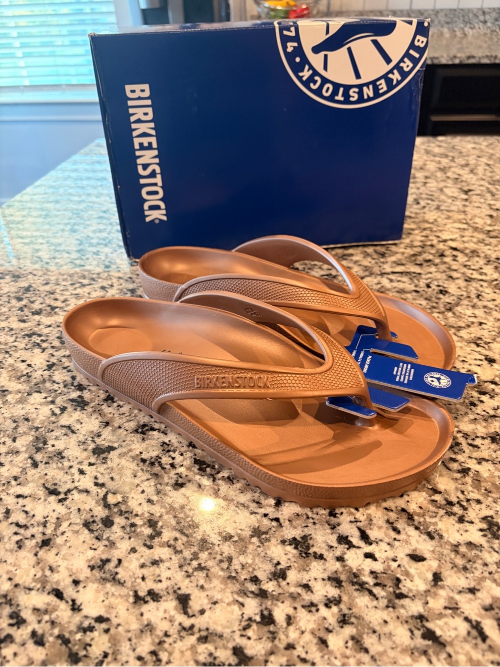 NWT Birkenstock size 46, equivalent to men’s 13 Essential EVA Thong Sandal